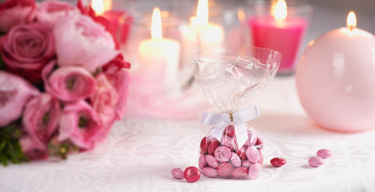 MyMMS sacchetti di cioccolatini personalizzati per feste compleanni e matrimoni